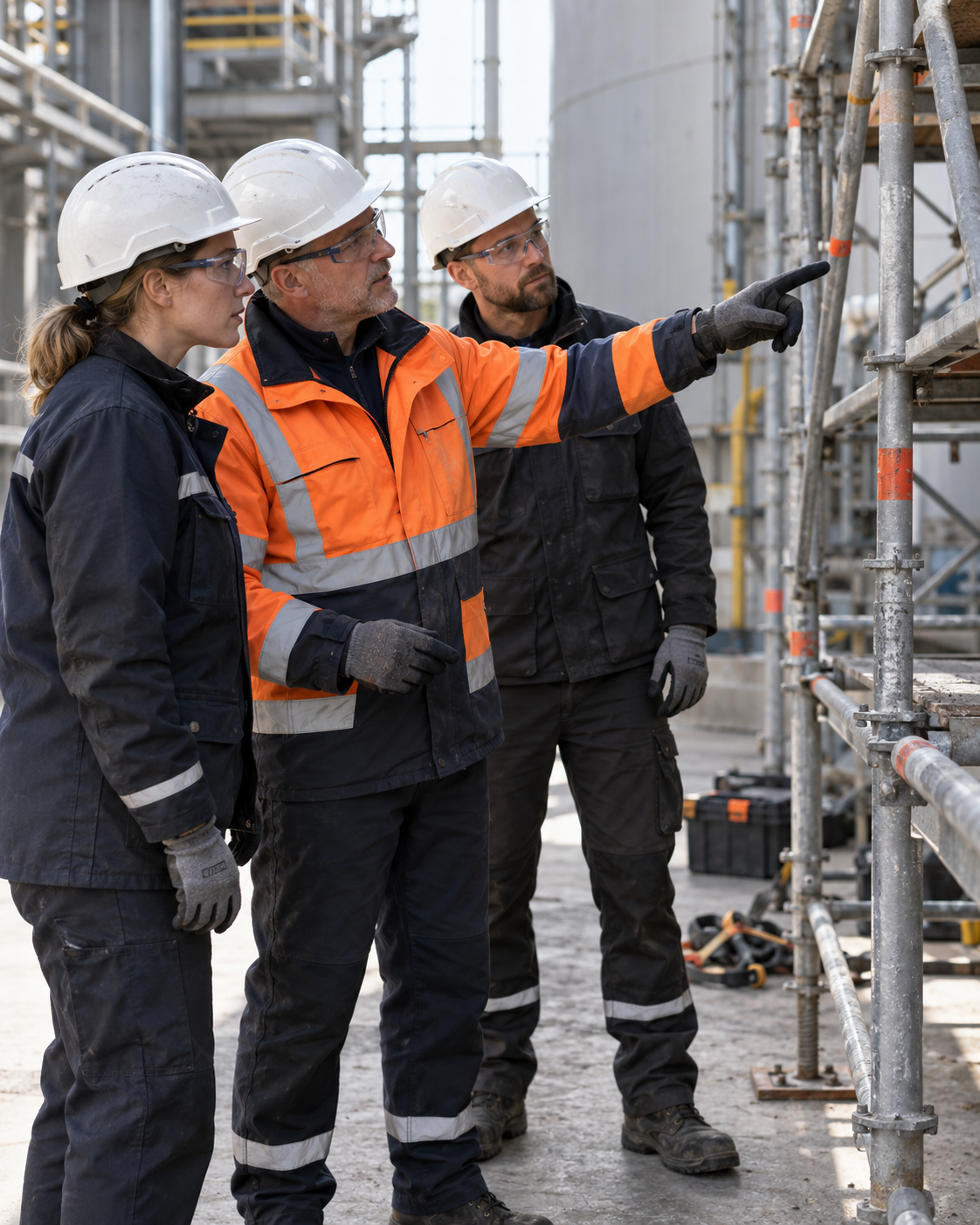 Alle opleidingen: cursisten volgen een VCA-cursus over veilig werken